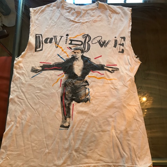 vintage 1987 DAVID BOWIE glass spider tour t-Shirt